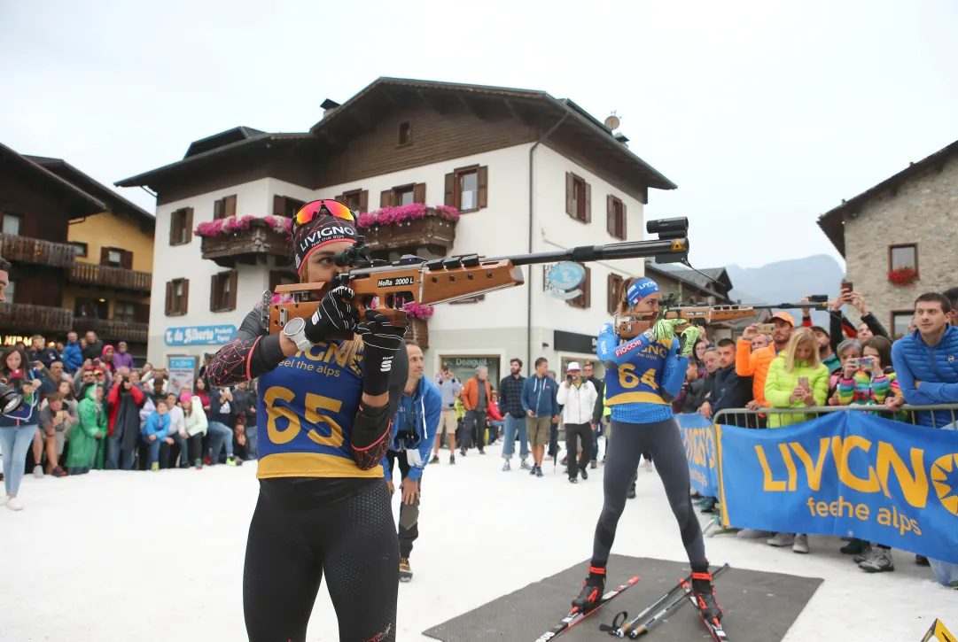 Lisa Vittozzi supera Dorothea Wierer nella festa di Livigno