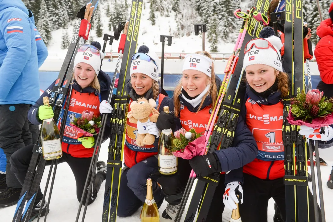 Hochfilzen: la Staffetta femminile è della Norvegia, Italia undicesima