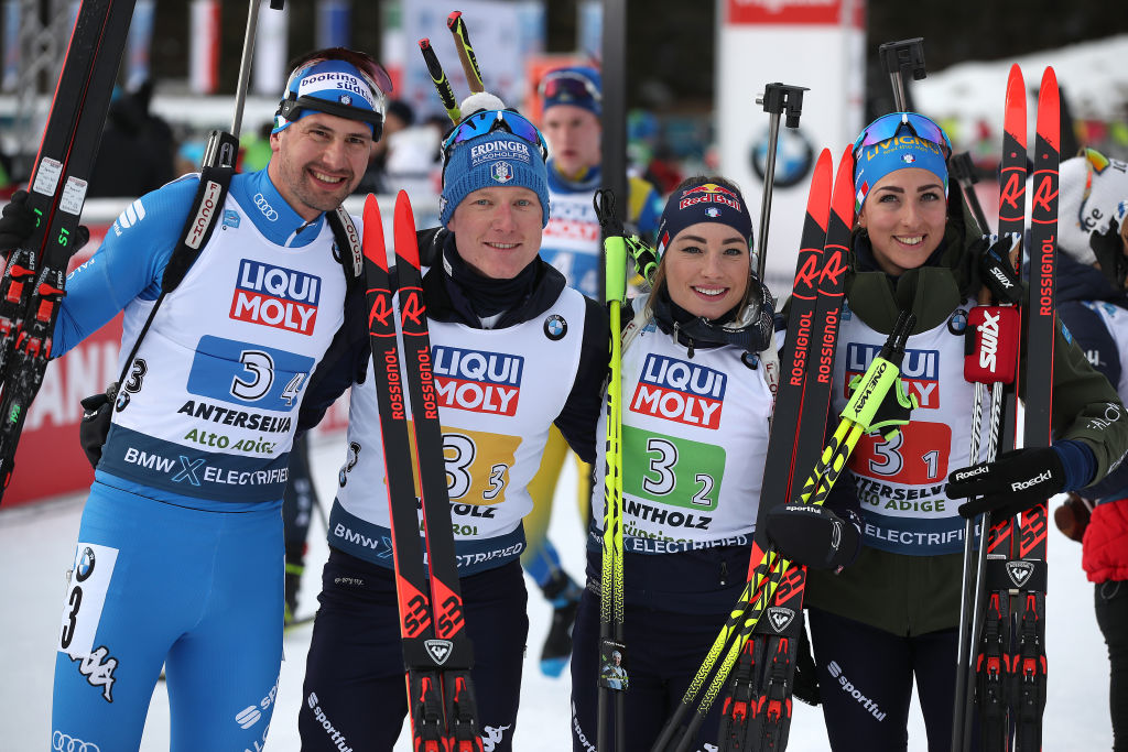 Biathlon: Italia splendida seconda nella Staffetta Mista di una enorme Norvegia