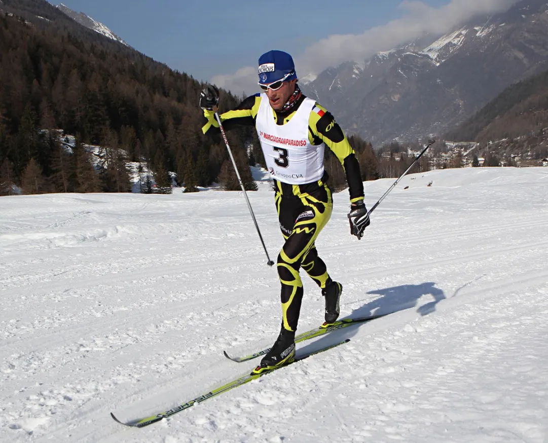 Jean Marc Gaillard (secondo al traguardo)