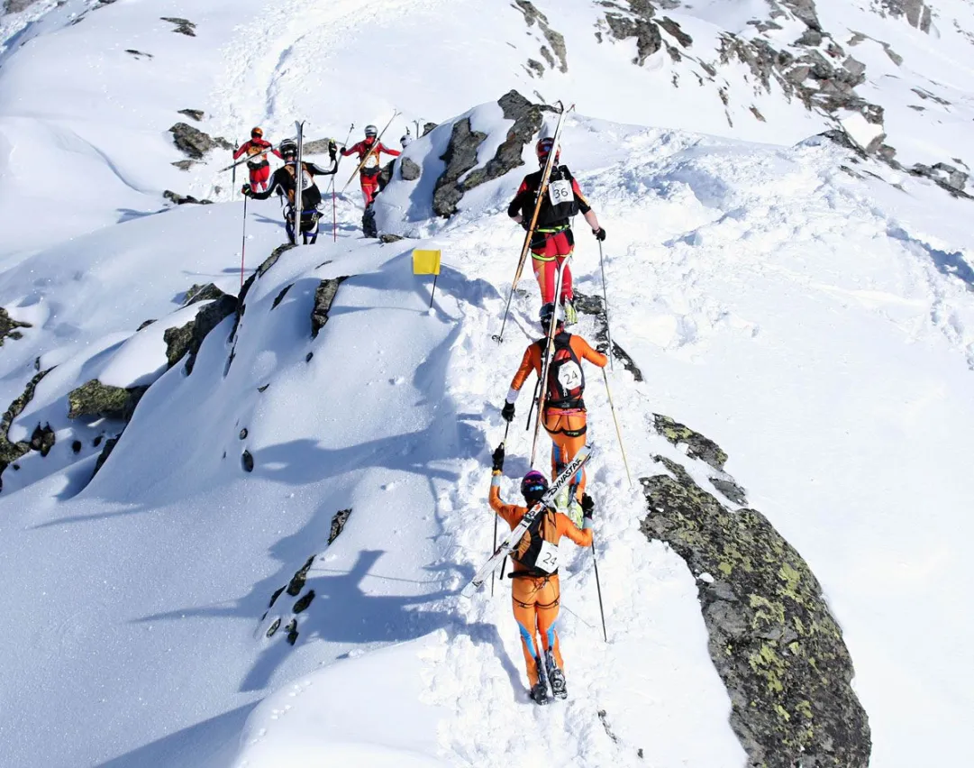 passaggio in cresta Alp Vieille