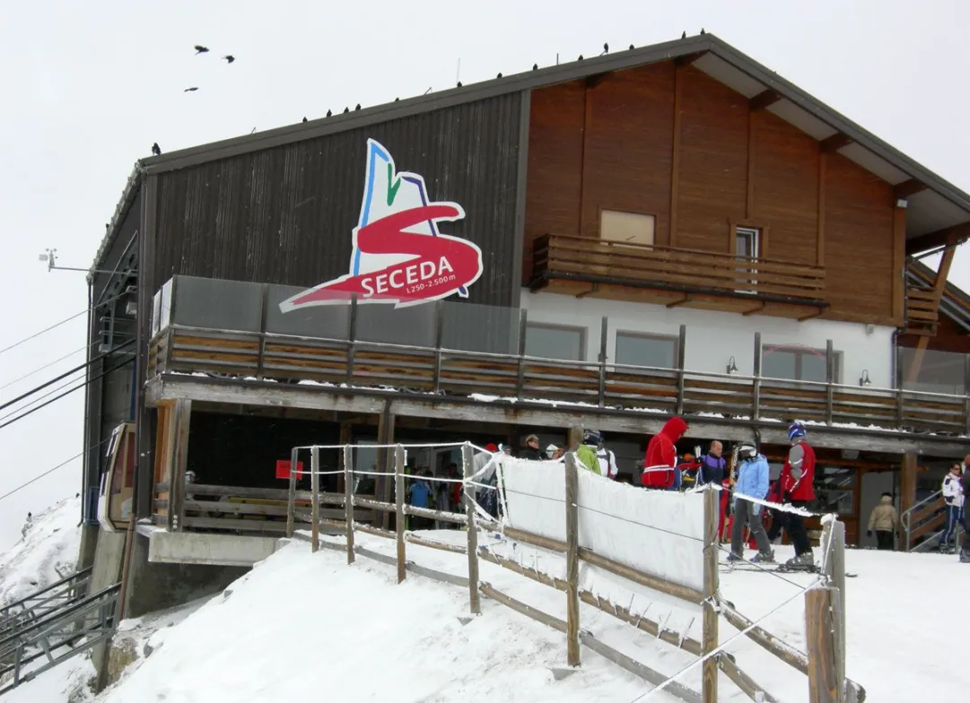 stazione di arrivo Funivia Seceda