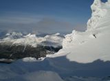 Orizzonti dalle piste del Castor