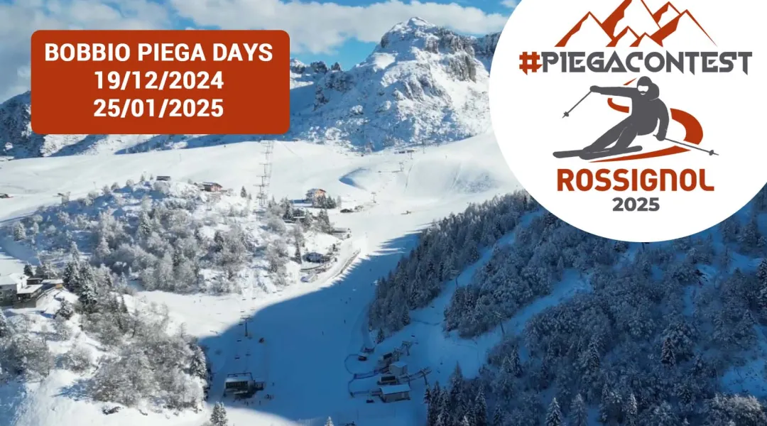 Il 19 dicembre e il 25 gennaio Rossignol #piegacontest fa tappa ai Piani di Bobbio