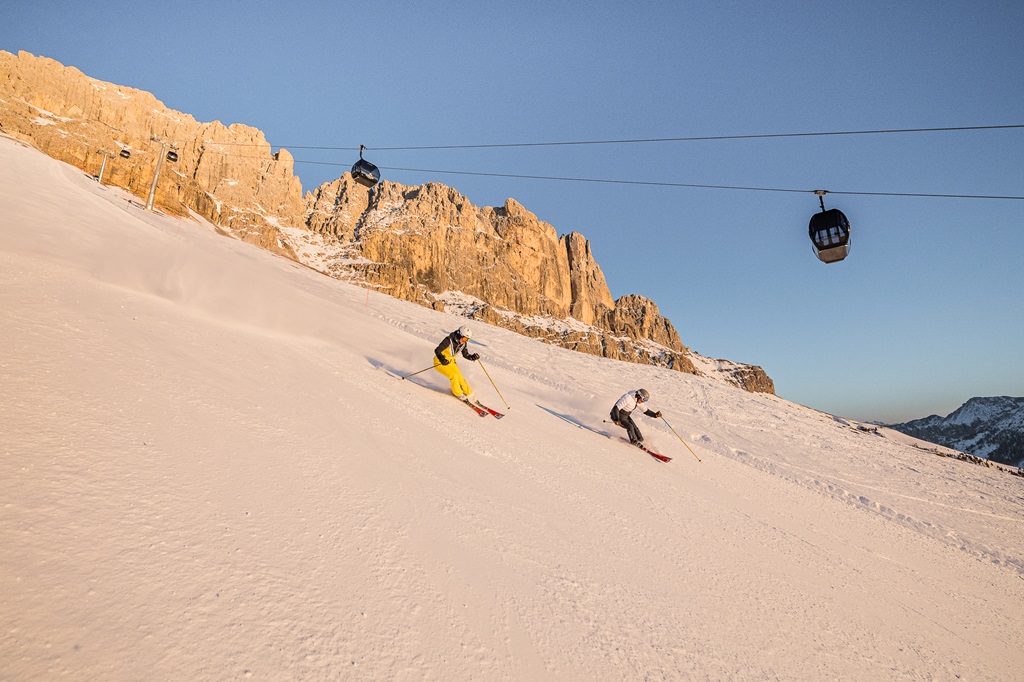 Val d'Ega, meta ideale nelle Dolomiti per famiglie e per sciatori in cerca di adrenalina