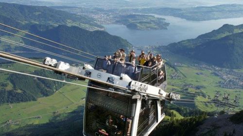 Funivia Stanserhorn, primo Cabrio del mondo  a Lucerna