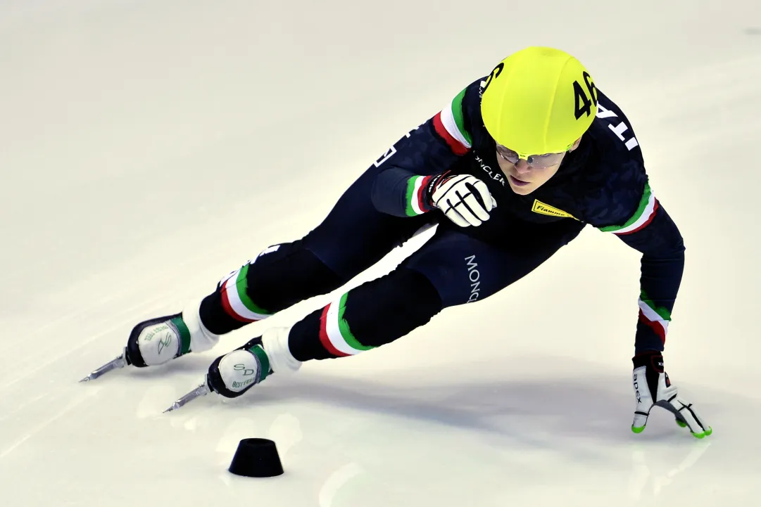 Arianna Fontanta e gli azzurri dello short track, i primi arrivati a Sochi!