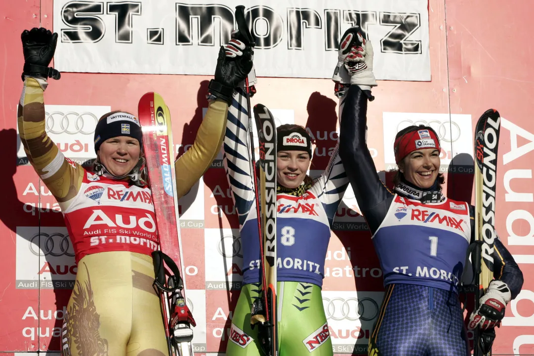 Tina Maze sempre sul podio in gigante a St. Moritz. 1a manche alle 10.30