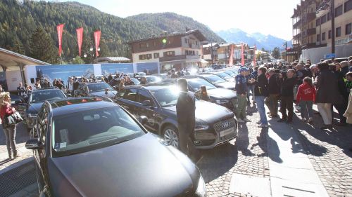 A Madonna di Campiglio la consegna ufficiale delle AUDI agli atleti azzurri