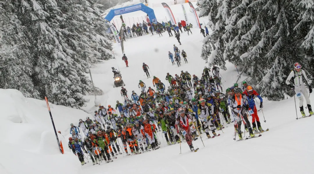 Partenza della 10° Skialp Val Rendena