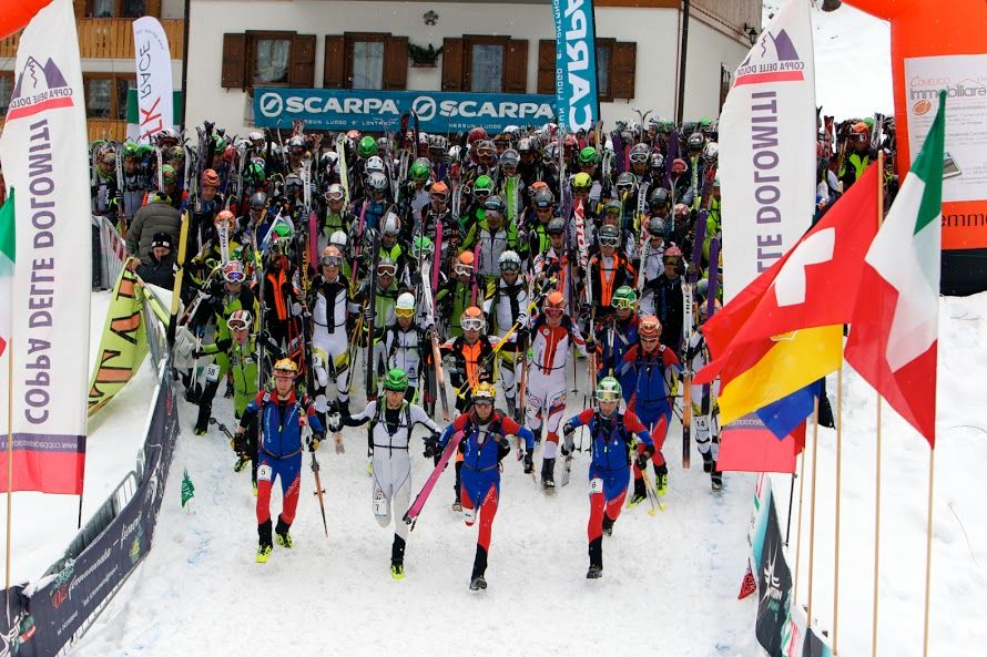 Partenza della Pitturina Ski Race