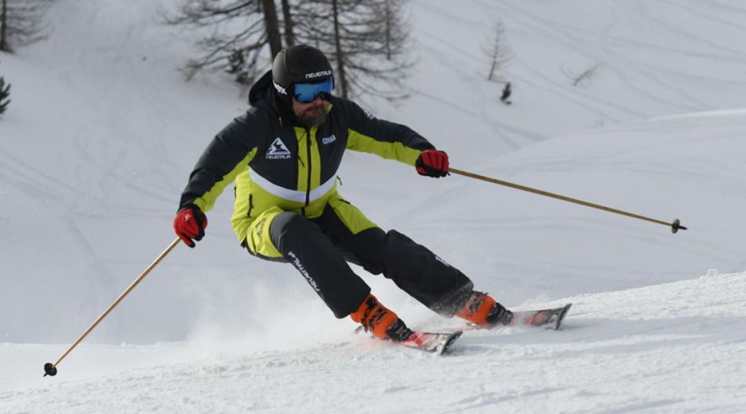 Marco Gandino al test di Volkl Racetiger RC Red (2022)