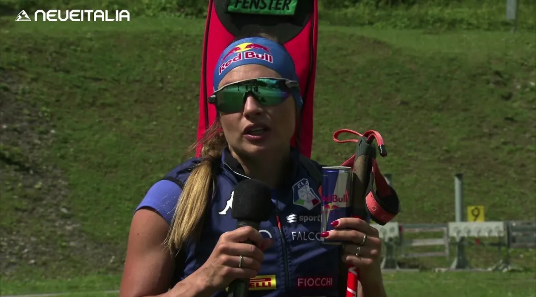 Dorothea Wierer - biathlon - Intervista alla Carnia Arena di Forni Avoltri