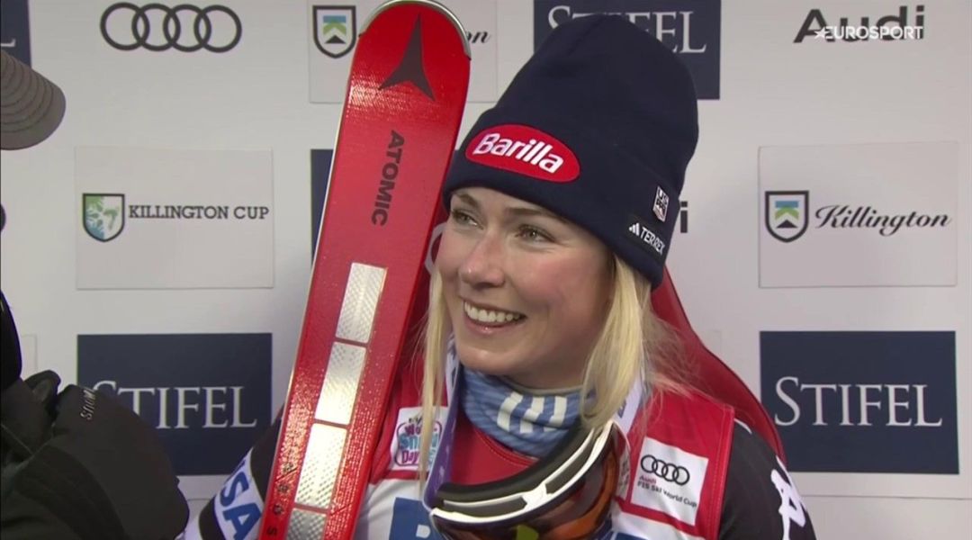 Mikaela Shiffrin Elogia Il Suo Pubblico Dopo La Vittoria In Slalom Il Vostro Calore Mi D