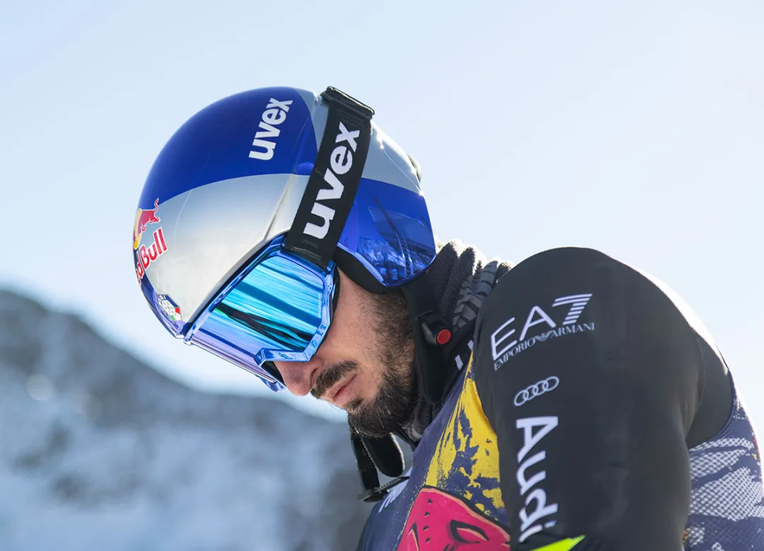 Dominik Paris   allenamenti in Alto Adige