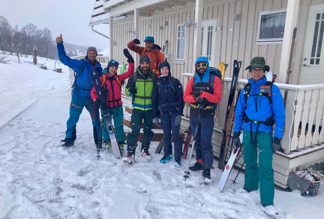 SkiTouring in Norvegia con il gruppo ProUp. Primo giorno