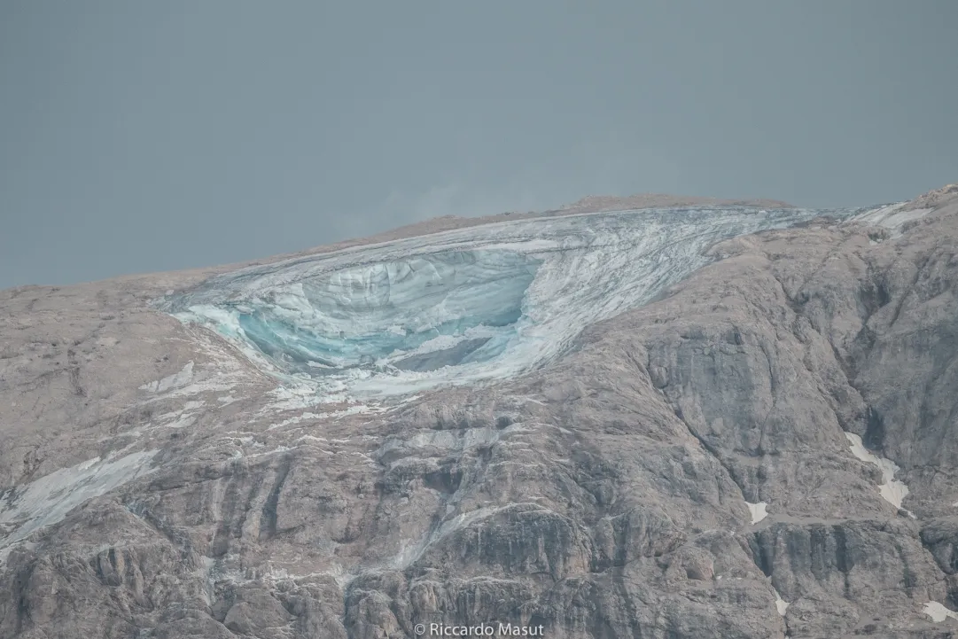 Marmolada   distacco seracco   3 07 2022