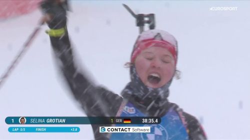 Le tedesche emergono nella bufera finale: rivivi la pazza doppietta Grotian-Preuss nella mass start femminile