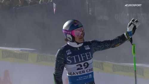 Pinheiro Braathen 4° nella prima manche del gigante di Beaver Creek partendo con il pettorale 29, il video