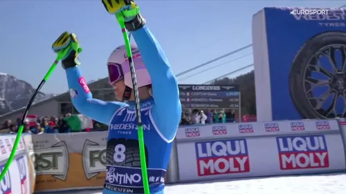 Festa Italia a Passo San Pellegrino, Elena Curtoni vince il SuperG della Val di Fassa!