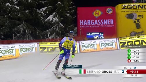 Un grave errore compromette la seconda manche di Gross a Campiglio, il video