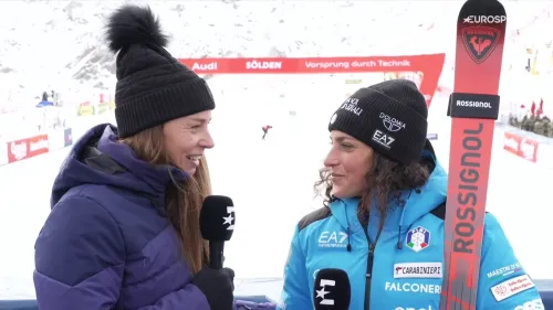 Brignone nel parterre di Sölden: Felice di essere qui, anche se mi manca