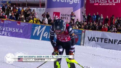 Shiffrin rischia e vince, il video della sua strepitosa 2^ manche dello slalom di are