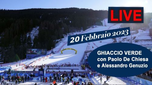 Ghiaccio Verde del 20 Febbraio. chiusura Courchevel Meribel 2023