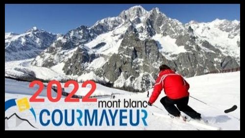 Skiing at Mont Blanc (Courmayeur 2022)