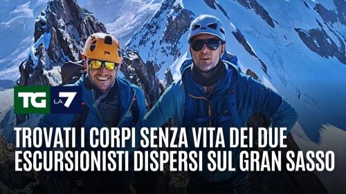 Trovati i corpi senza vita dei due escursionisti dispersi sul Gran Sasso