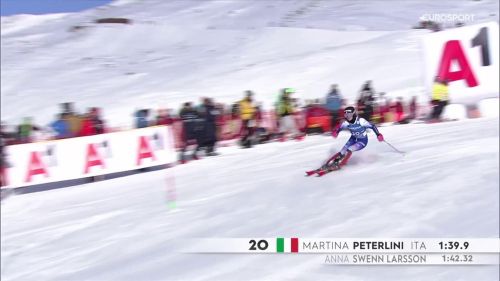 Peterlini migliore azzurra a Gurgl, il video della seconda manche dello Slalom