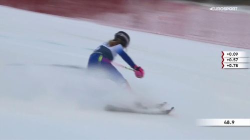 Peterlini migliore azzurra dopo la prima manche dello slalom: rivivila