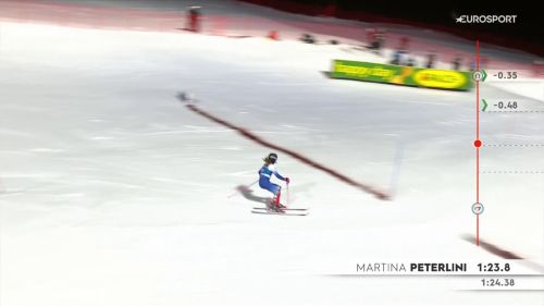 Martina Peterlini a punti a Courchevel, è quindicesima, il video della seconda manche