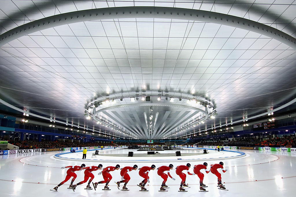 European Speed Skating Championships Heerenveen Foto Speed Skating