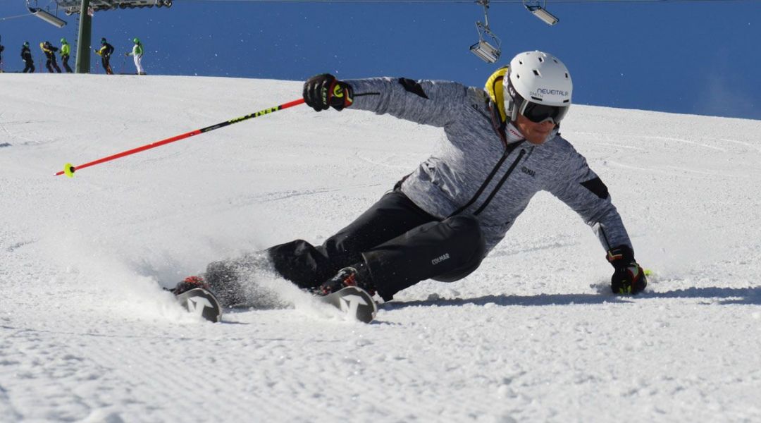 Stefano Belingheri al test di Nordica Dobermann SLR (2018)