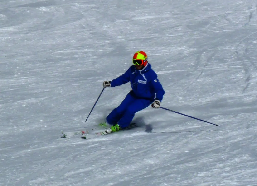 Federico durante lo Ski Test Head