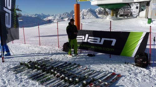 Ski Elan, preparazione per il test Neveitalia