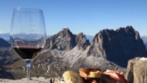 32 vini trentini da degustare ai 2950 m del Sass Pordoi