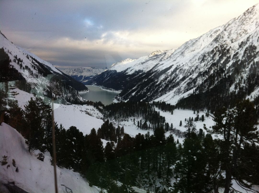 Vista del Lago adiacente al comprensorio di Kaunertal