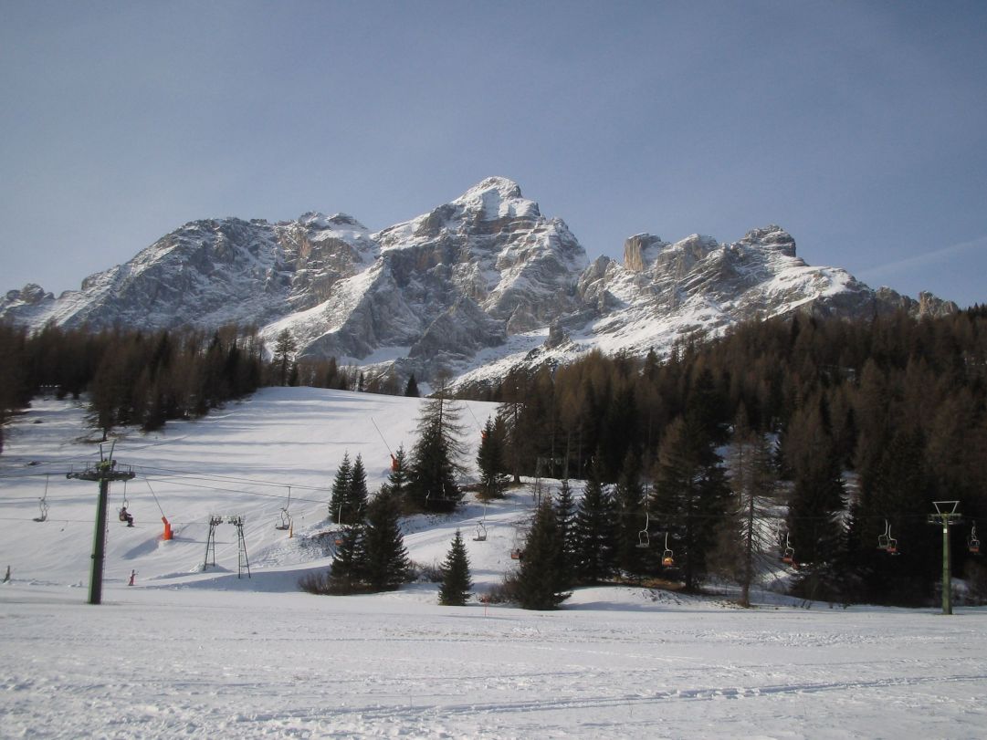 finalmente si scia, è una giornata di sole