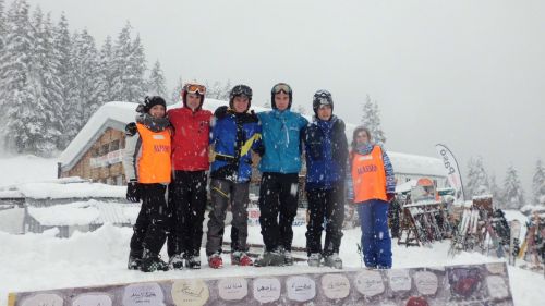 Il Muretto di Alassio diventa un muro di neve all'Aprica