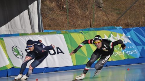 Mirko Giacomo Nenzi argento nei 500 metri del pattinaggio di velocità delle Universiadi