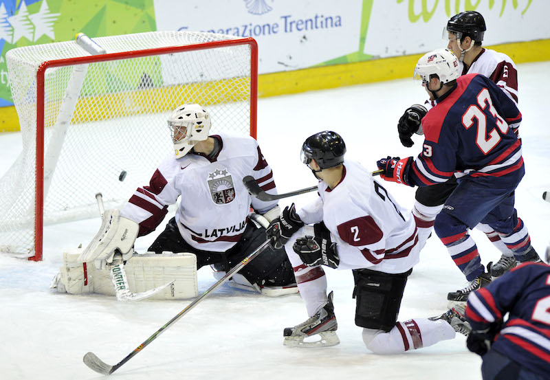 Gli Usa battono la Lettonia all'overtime nell'hockey maschile delle Universiadi