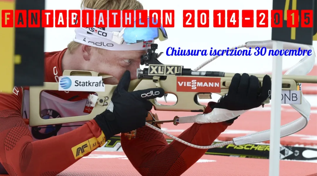 FANTABIATHLON 2014-2015: ultime ore per iscriversi. Si chiude alle 10.30 del 30 novembre