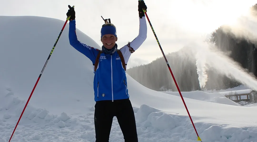 Federica Sanfilippo domina la prima sprint di Ibu Cup a Obertilliach!