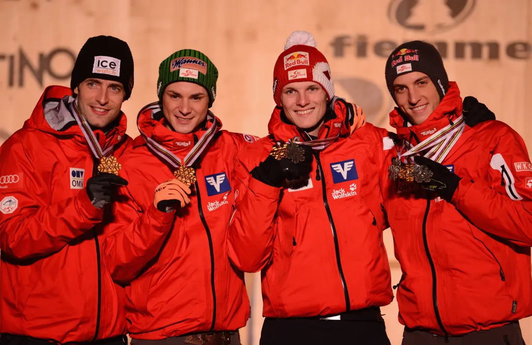 Mondiali Falun 2015 - Salto maschile, Gara a squadre Large Hill