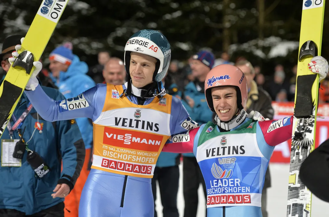 Stefan Kraft vince la 63. Tournée dei 4 trampolini, ma Michael Hayböck lo fa tremare!