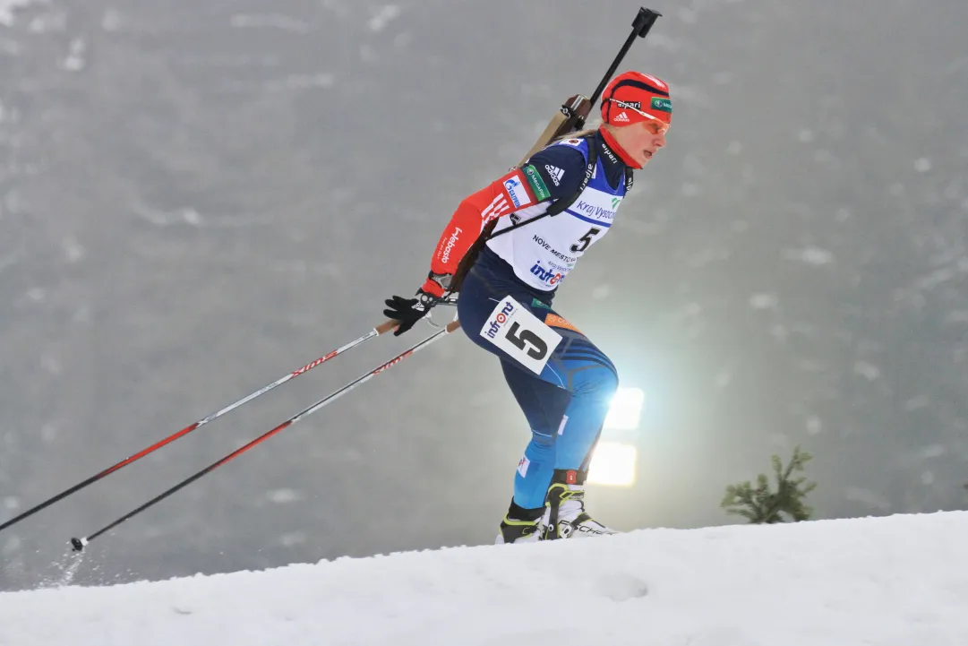 Galina Nechkasova vince, davanti a Iakushova e Solemdal, la tiratissima sprint di Brezno-Osrblie