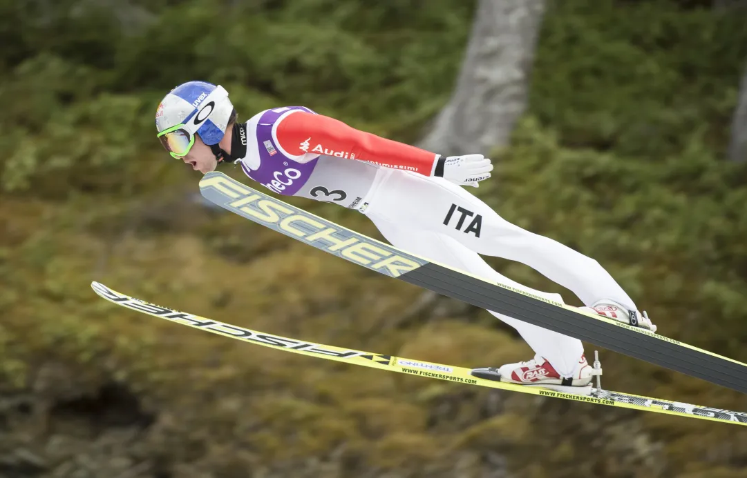 Alessandro Pittin si laurea campione d'Italia di combinata nordica a Predazzo