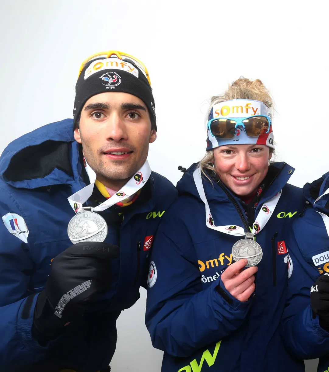 Martin Fourcade e Marie Dorin Habert campioni di Francia anche nell'inseguimento